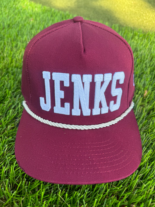 Jenks Party Hat (Maroon)