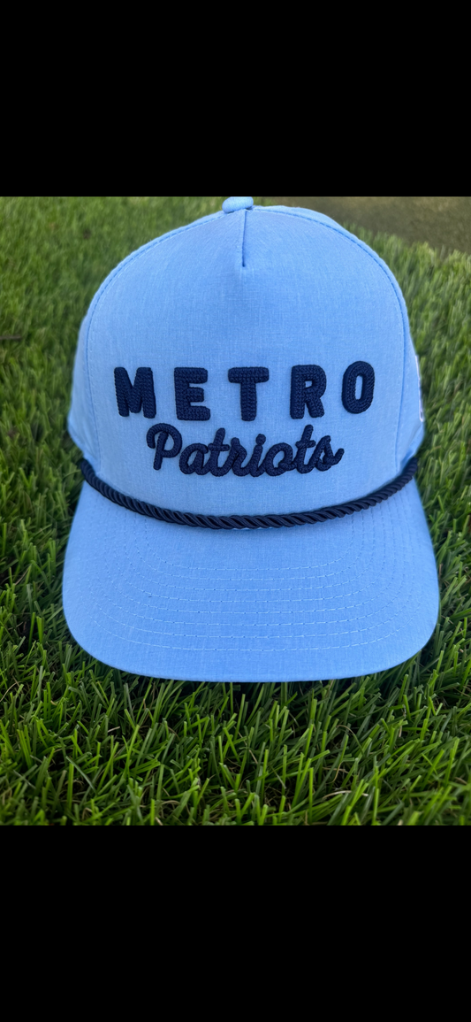 Metro Patriots Light Blue/Navy Hat